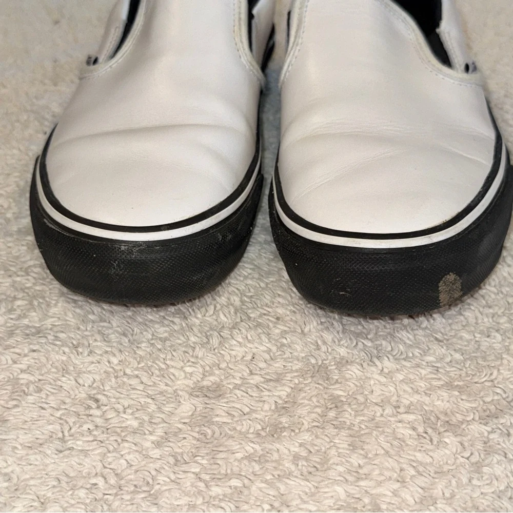 Vans Chris Cosentino Chef White Ultracush Slip-On Loafers Size 9